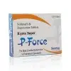 必利吉(藍P)Extra Super P-Force 雙效藥品藍白橘色外盒正面