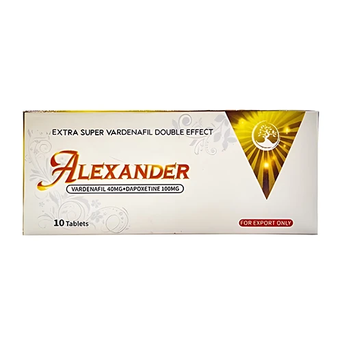 雙效樂威壯亞歷山大 Alexander 140mg 外盒正面