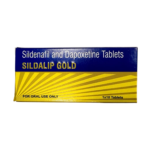 雙效威而鋼藍水晶 SILDALIP GOLD 200mg 外盒正面