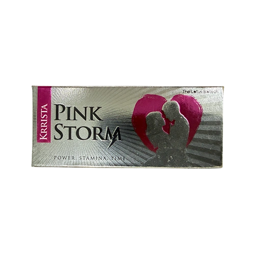雙效犀利士粉色風暴 Pink Storm 外盒正面