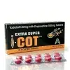 雙效犀利士紅魔 EXTRA SUPER I COT 140mg 外盒與藥板